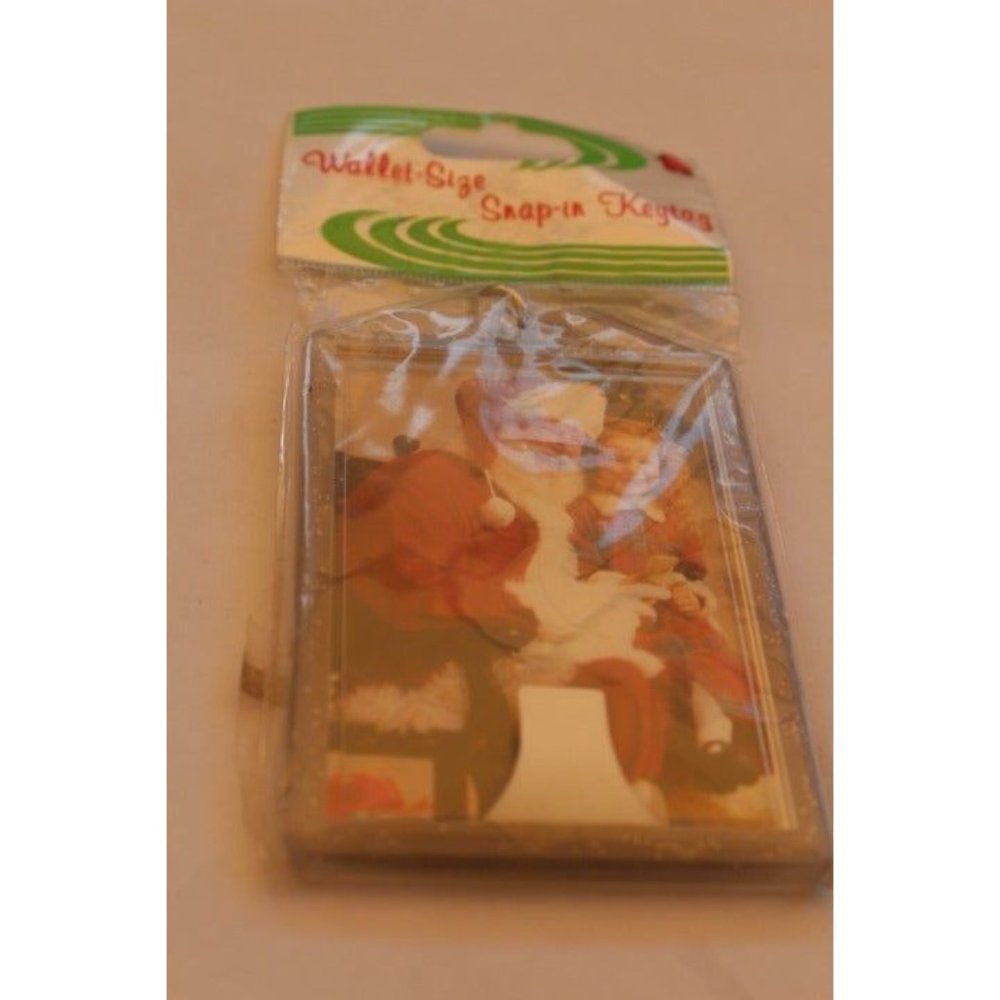 Wallet Size Keytag Add Photo Keyring NWT
